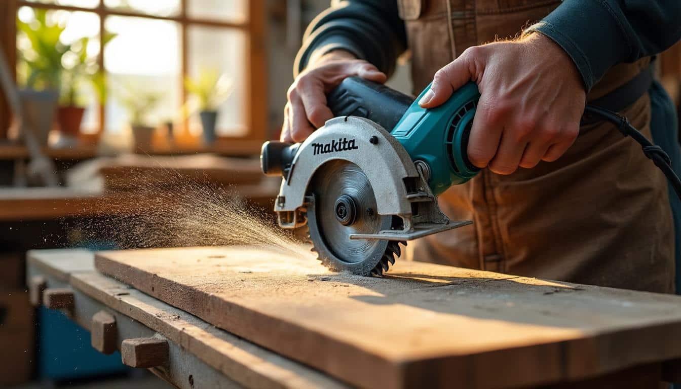 Scie circulaire Makita filaire : puissance et précision garanties