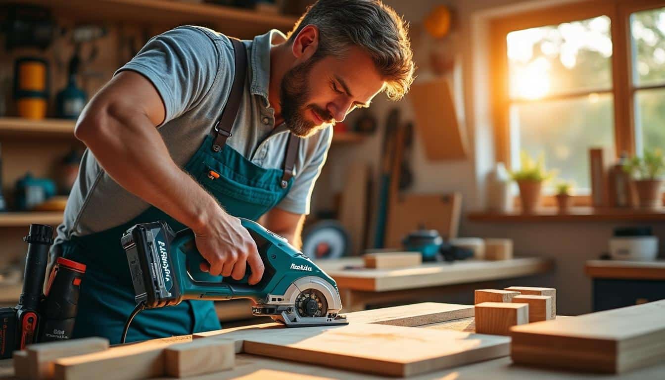 Illustration: Comment la maniabilité et l’ergonomie de la scie sauteuse 18V Makita facilitent vos travaux