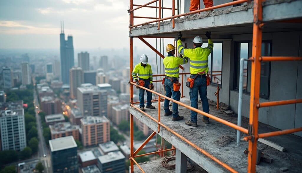 Garde corps toiture chantier : guide complet pour sécurité et conformité