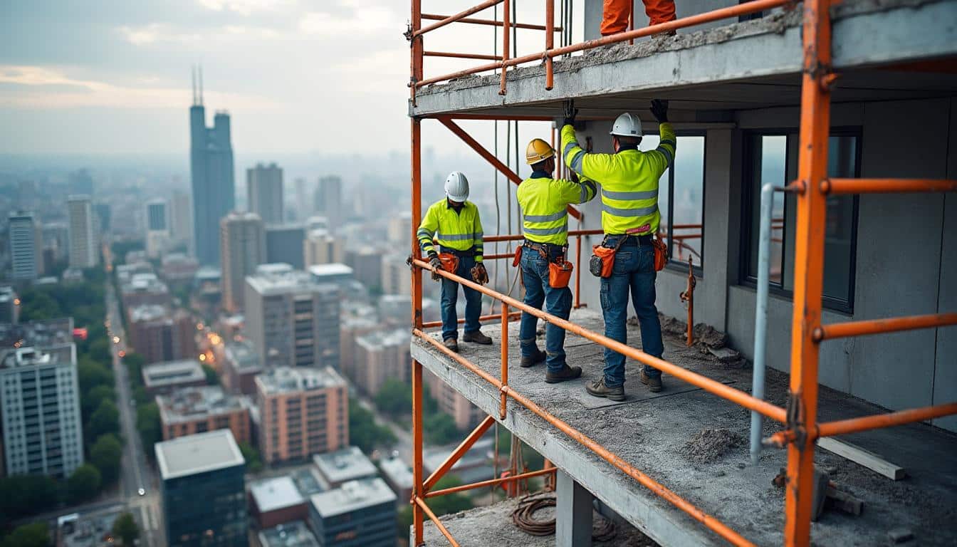 Garde corps toiture chantier : guide complet pour sécurité et conformité