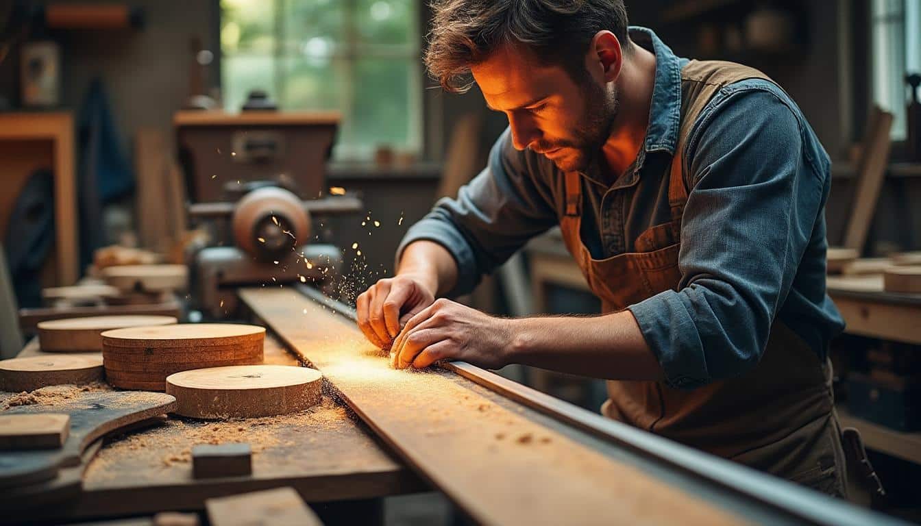 Rail de guidage pour scie plongeante : précision et sécurité optimales