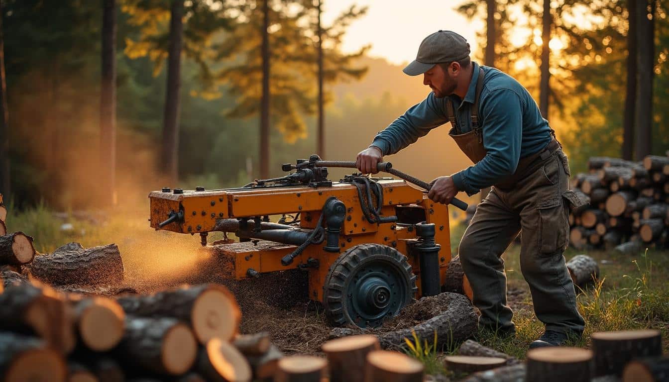 Illustration: Découvrir les spécificités des scies à bûches Scheppach