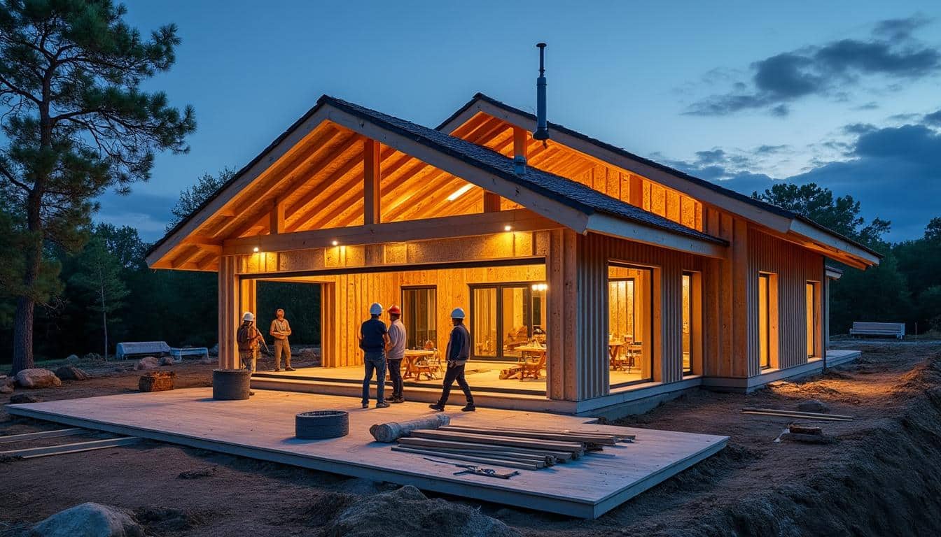 Illustration: Comprendre la structure et le principe de la toiture à quatre pans avec fermette