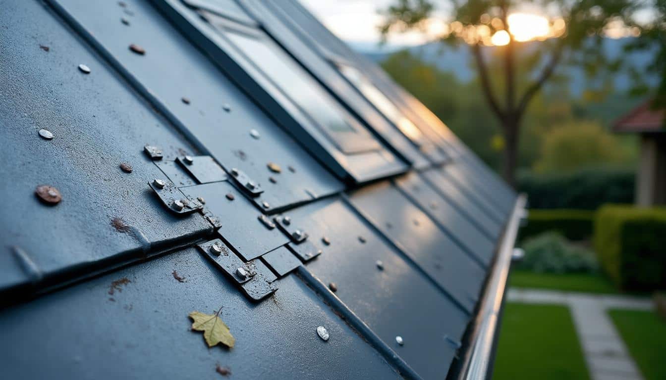 Toiture en zinc à joint debout : élégance et étanchéité durable