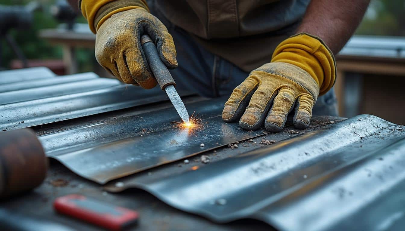 Tôle galvanisée pour toiture : durabilité et pose facile