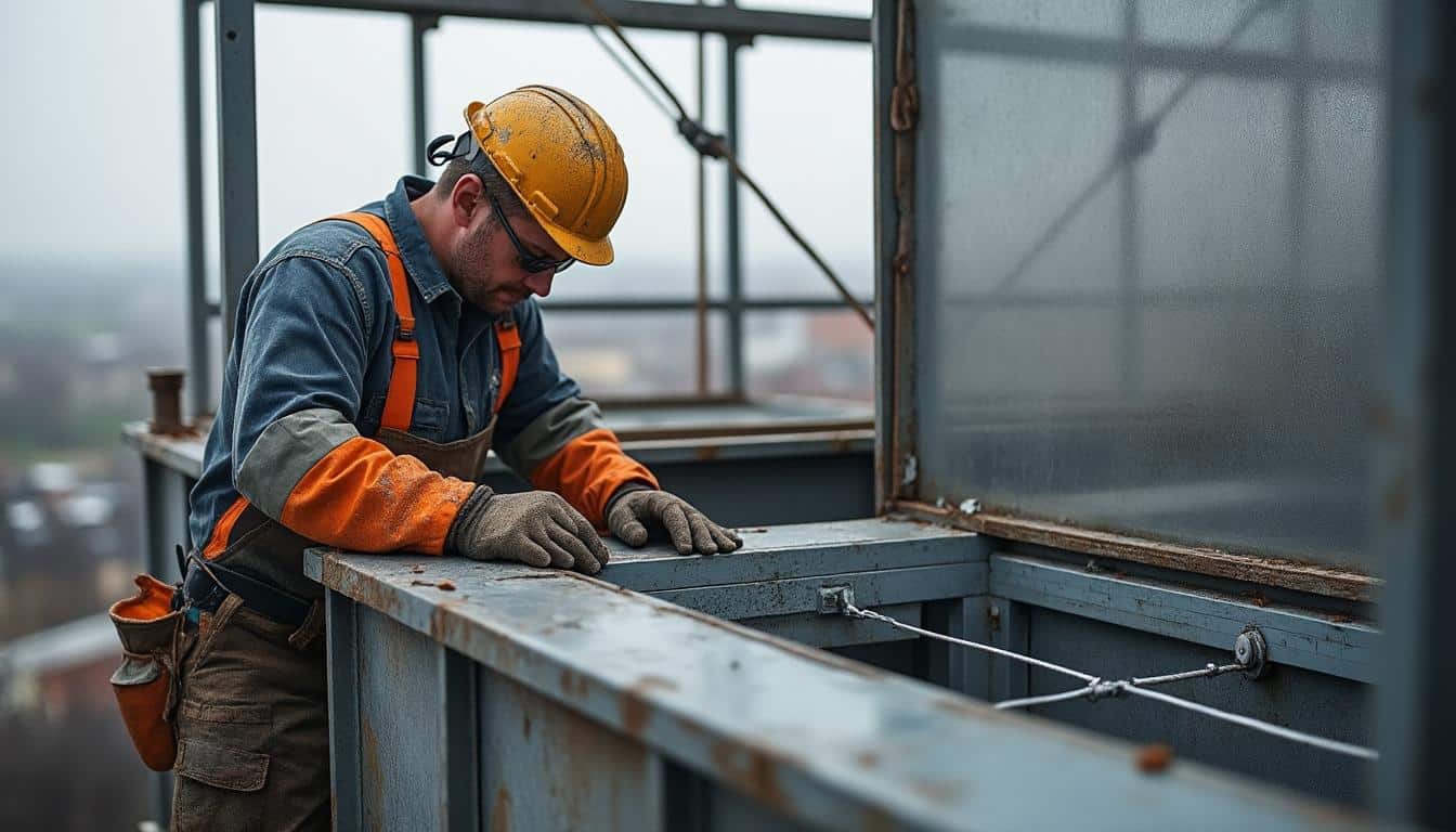 Garde corps provisoire de toiture : sécurité et conformité assurées