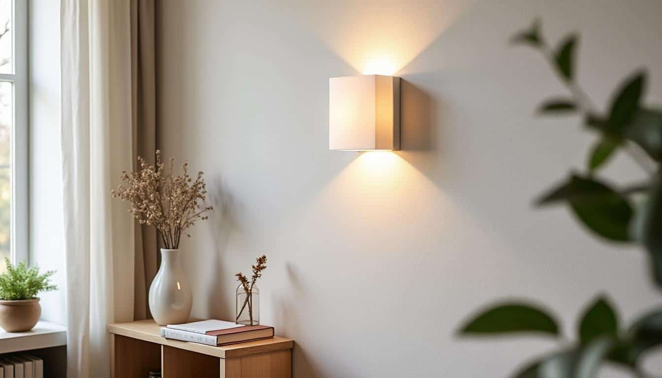 Applique moderne murale : design épuré et éclairage intelligent