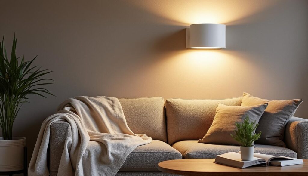 Applique murale LED pour salon : guide pour un éclairage design et cosy