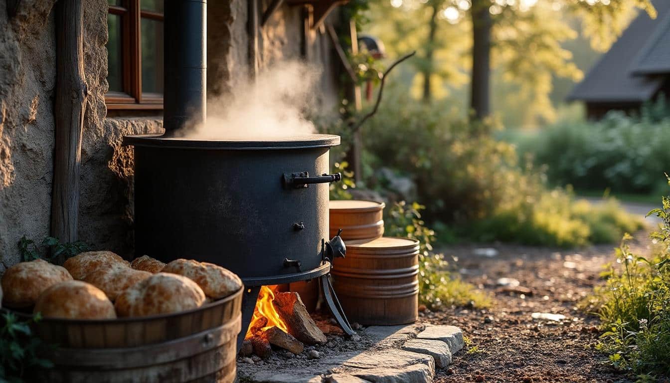 Chaudière à bois en extérieur : guide complet pour un chauffage performant