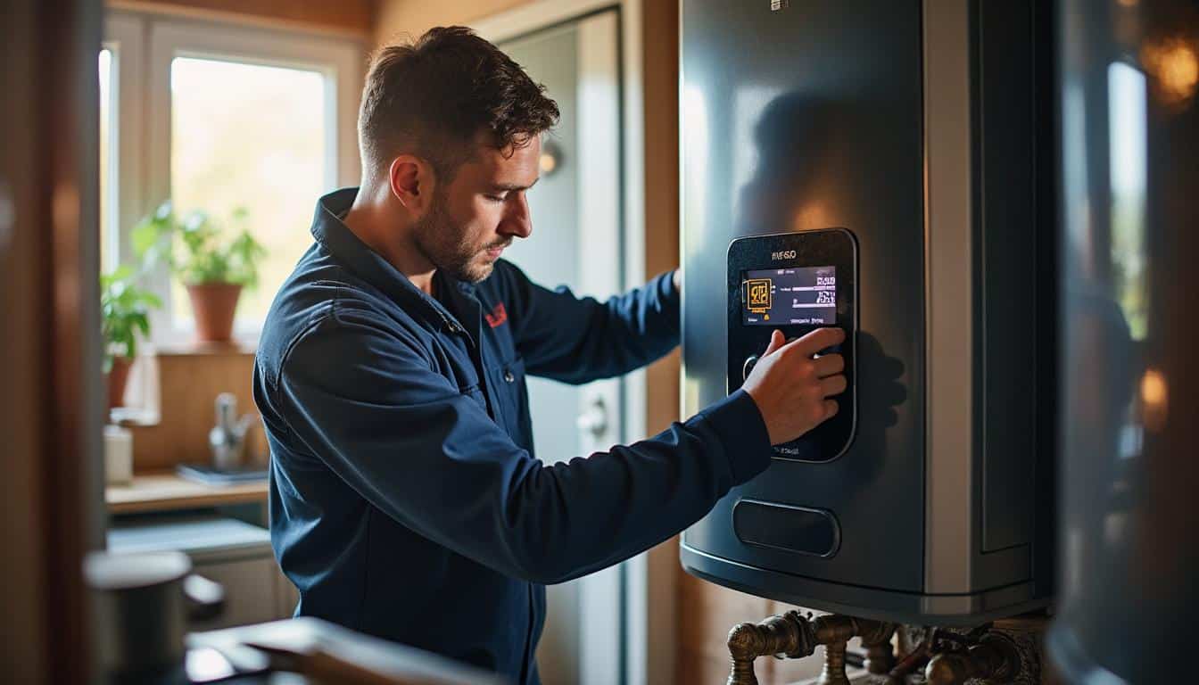 Illustration: Comprendre la température dans une installation de chauffage au gaz