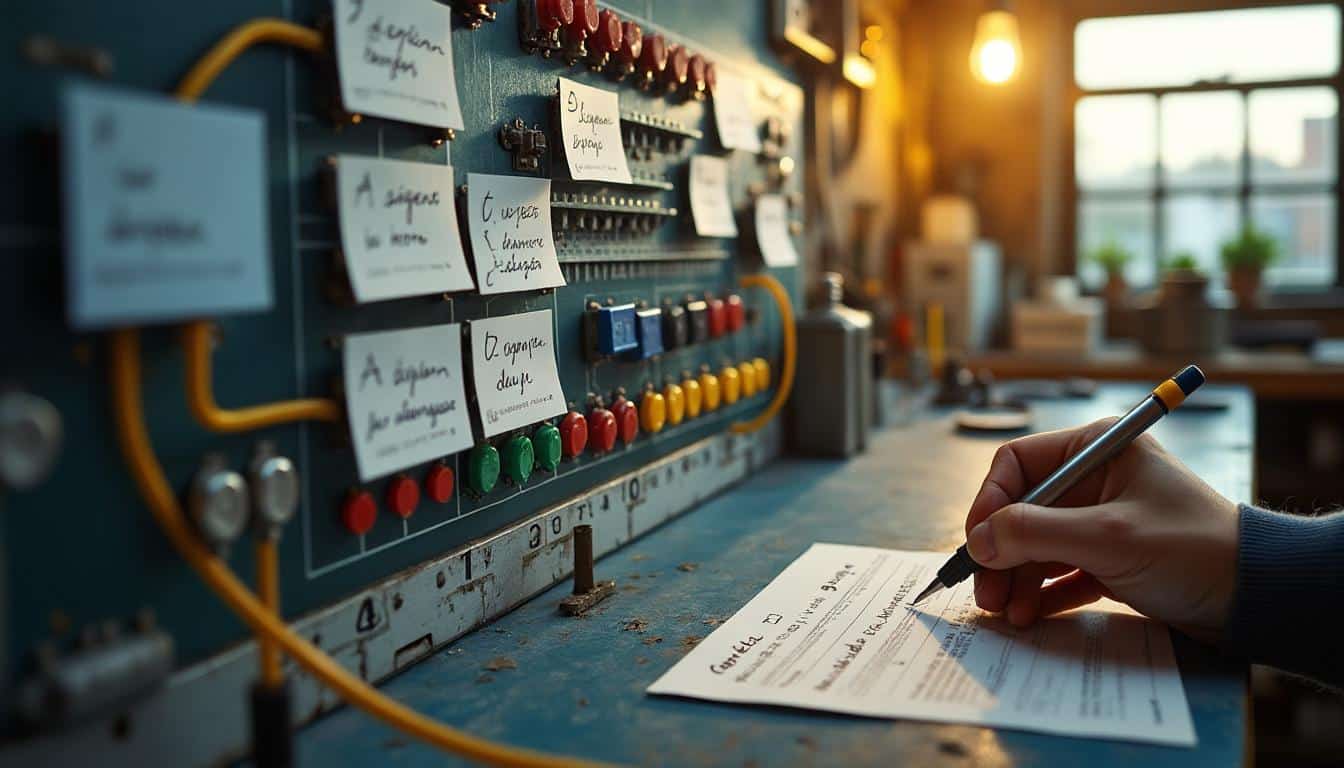 Étiquettes du tableau électrique : guide complet pour un repérage sûr