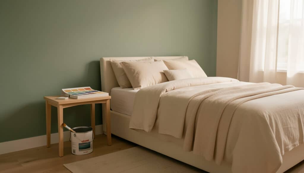 Quelle peinture choisir pour une chambre reposante ?