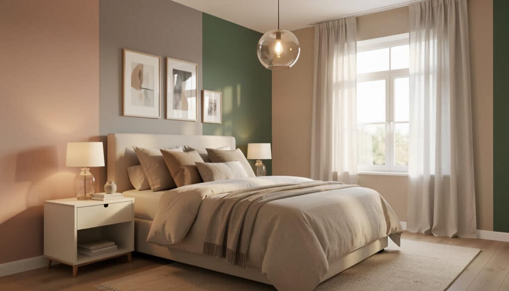 Idées de peinture pour une chambre adulte harmonieuse
