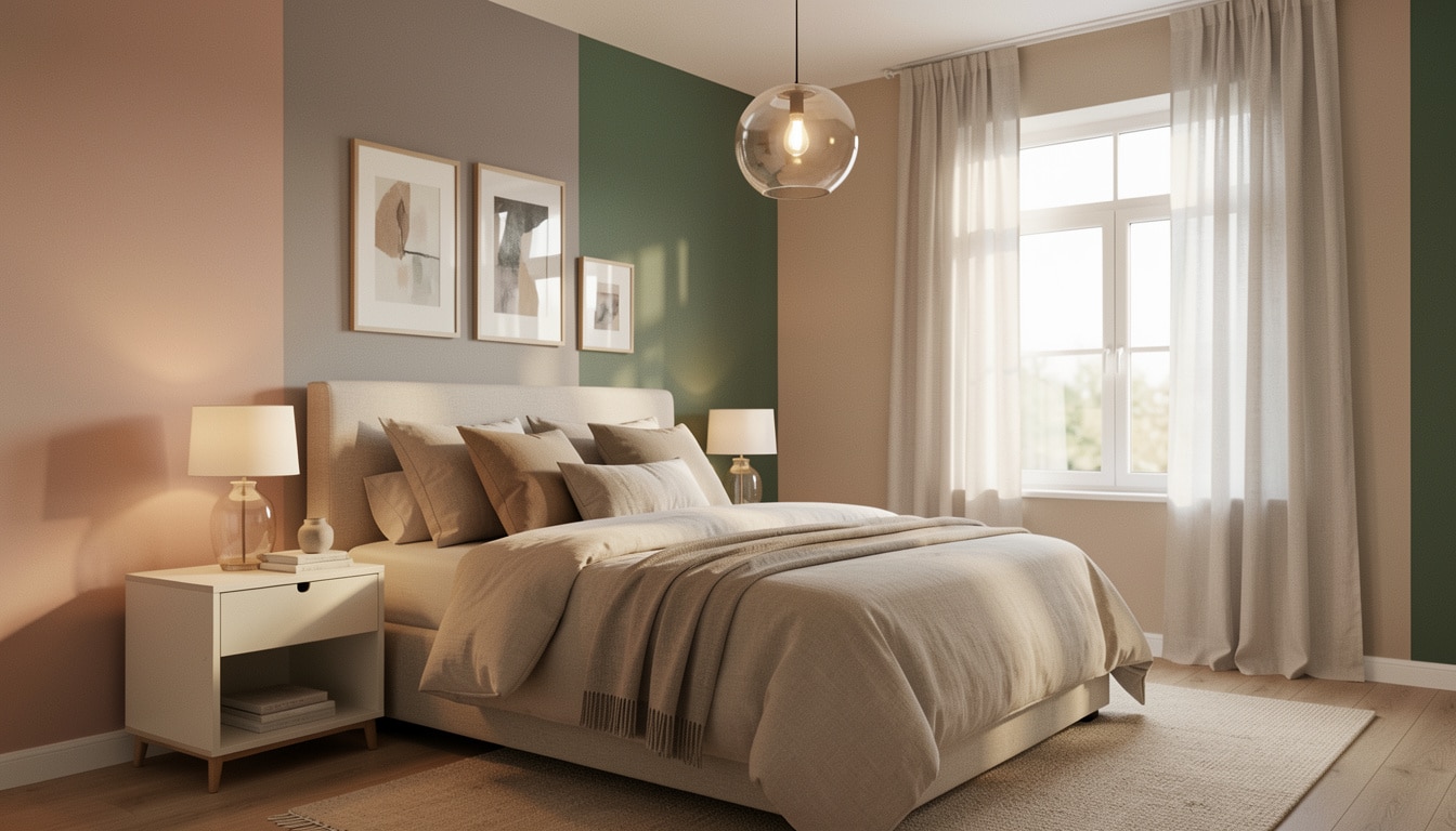 Idées de peinture pour une chambre adulte harmonieuse