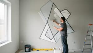 Pochoir mural grand format : réussir une peinture nette